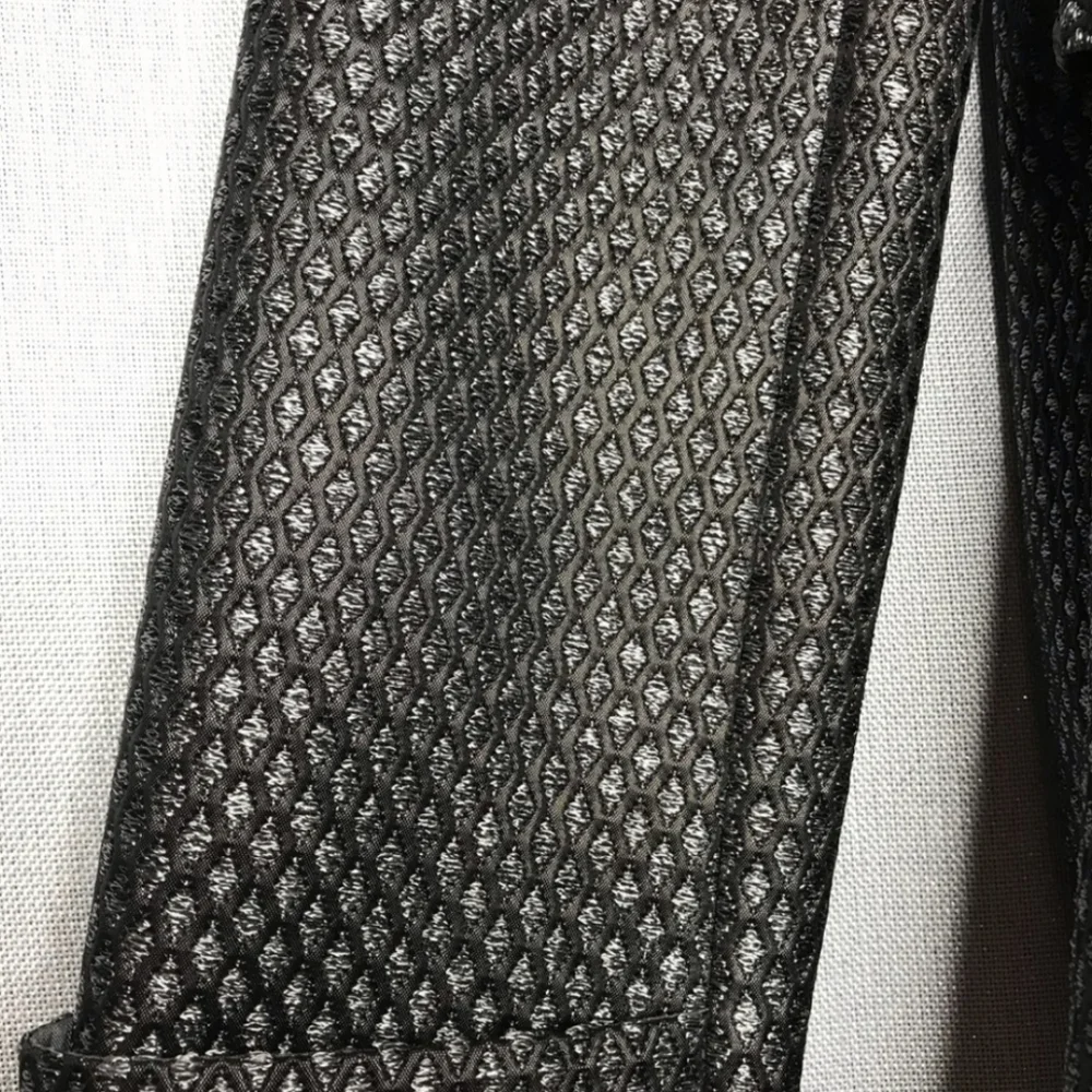Gunmetal Metallic Brocade Tweed Peacoat - J. Crew Collection - Picture 9 of 16
